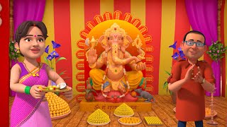 Ganpati Bappa Aa Gaye  ਗਣਪਤੀ ਬੱਪਾ ਆਉਣਗੇ  Taarak Mehta Ka Ooltah Chashmah Baalgeet Punjabi [upl. by Giuseppe122]