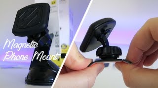 Scosche Magnetic Car Mount Unboxing and Review [upl. by Airam]