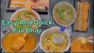 Easy And Quick Pav Bhaji Recipe  Mumbai Pav Bhaji Recipe  How to Make Pav Bhaji  ShaAz Kitchen [upl. by Halilak]