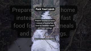 How to Avoid Buying Fast Food by Packing Your Own Lunches [upl. by Lletnohs]