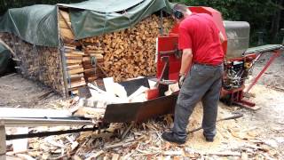 Homemade firewood processor Part 4 [upl. by Akeemaj]