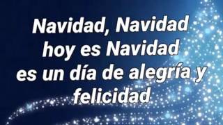 Hoy es Navidad pista con letra [upl. by Fantasia]