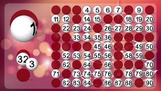 Christmas special BINGO CALLER 90 BALL  Game 41 [upl. by Jerad480]