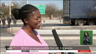 BMA launch  Dr Nakampe Masiapato speaks to SABC News about safe guarding ports of entry [upl. by Ellekim123]