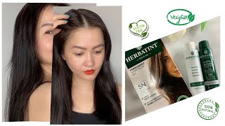 Herbatint Permanent Haircolor Gel  Application and Review [upl. by Lyreb593]