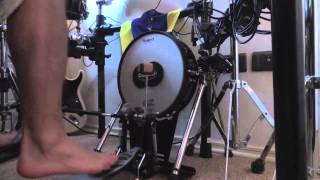 Double Bass Pedal Test  Roland TD30K [upl. by Iem]