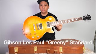 GIBSON quotGREENYquot LES PAUL STANDARD UNBOXING [upl. by Jorgan272]