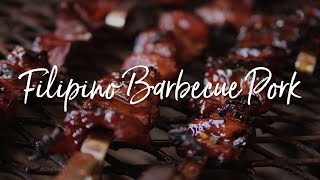 Filipino Barbecue Pork with Achara [upl. by Donny499]