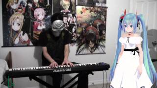 Skyrim The Dragonborn Comes feat Hatsune Miku  Zenpaku Piano Cover [upl. by Ymaj]