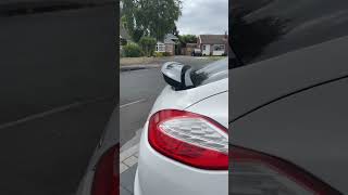 Panamera rear spoiler malfunction fix part1 [upl. by Eellah]