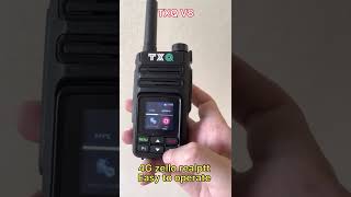 TXQ v8 zellorealptt walkietalkie 2G3G4G signal [upl. by Lleznol268]