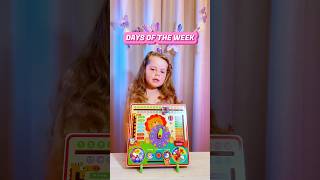 Days of the Week for Toddlers  Educational Activities for Toddlers shorts [upl. by Yeslah493]