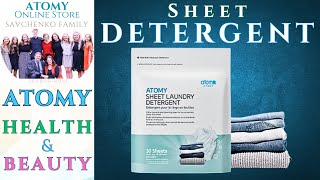 Detergent  Atomy Sheet Detergent  Online Store Atomy [upl. by Mohr]