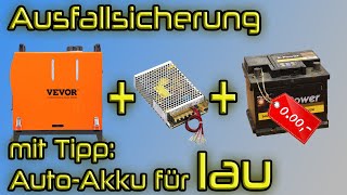 elektrischer Anschluss einer VEVOR Standheizung mit Stromausfallsicherung AutoAkku kostenlos [upl. by Retsevlis]