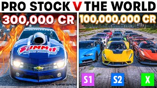 Forza Horizon 5  Pro Stock Camaro VS The World  The Ultimate Fastest Drag Car In Forza History [upl. by Morra]