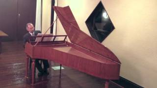 Haydn  Sonata HobXVI20 2movLIVE played on a copy of Louis Dulcken pianodamper completely off [upl. by Danni]