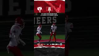 80 Yard TD Pass Woods to Kendrix London football [upl. by Beckie]