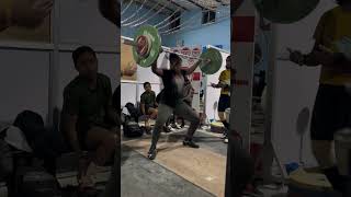 50kg power snatch 🏋️‍♀️ fitness motivation indianweightlifter sports weightlifter [upl. by Haggi516]