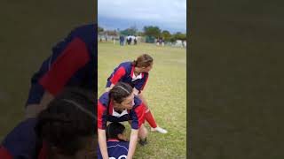 Derby day 2024 Edgemead High School vs Fairbairn College  EHS Eagles warming up 🦅🏉❤️ [upl. by Aniras899]