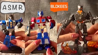 😴Soft Spoken ASMR with Transformers BLOKEES Galaxy Edition amp Classic Class [upl. by Alimac]