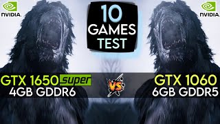 GTX 1650 Super vs GTX 1060 6GB  Test In 10 Games In Mid 2023  Which Is Powerful [upl. by Aiasi]