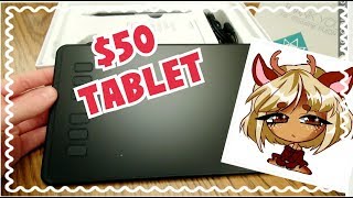 ☆ GREAT BEGINNER DRAWING TABLET  SPEEDPAINT Huion H640P ☆ [upl. by Venable]