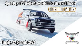 Open Day 43° Trofeo Automobilistico Neve e Ghiaccio Enego  Christian Girtler  Lancia Delta [upl. by Zetroc]