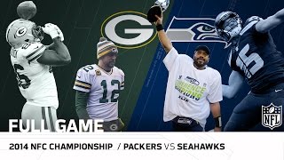 Packers vs Seahawks 2014 NFC Championship Game  Aaron Rodgers vs Russell Wilson  NFL Full Game [upl. by Slade]