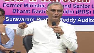 Live Harish Rao Participating in Meet the Press at Basheer Bagh  BRS Live Feed [upl. by Procter685]