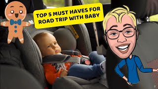 Top 5 Must Haves For Road Trip With Baby 🚘🤱🧳 [upl. by Esirrehc]