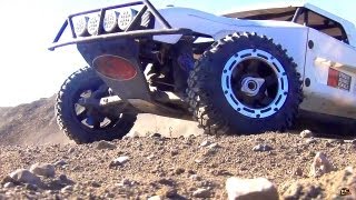 RC ADVENTURES  LOSi 5ive Ts 5Ts Modded 4x4 15th Scale Gas Trucks [upl. by Lesser]