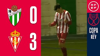 Resumen  Copa del Rey  CD Guijuelo 03 Real Sporting de Gijón  Primera Eliminatoria [upl. by Saum]