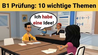 Mündliche Prüfung Deutsch B1  Gemeinsam etwas planenDialog  10 wichtige Themen  sprechen Teil 3 [upl. by Buderus960]