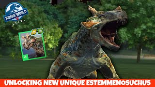 Unlocking New Unique ESTEMMENOSUCHUS  Jurassic World Alive 39 [upl. by Anaillil941]