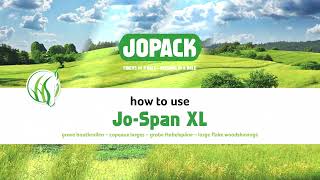 Jopack  Horse bedding  Jospan XL  How to use [upl. by Gilead]