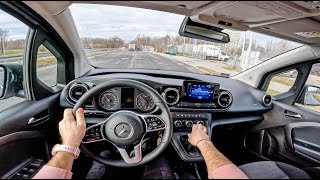 2022 Mercedes Citan II Tourer 13 131HP POV Test Drive [upl. by Adnolay]