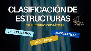 ¿Cómo se clasifican las estructuras  ISOSTÁTICAS HIPERESTÁTICAS HIPOSTÁTICAS [upl. by Ettennek]