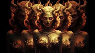 Daughter of Darkness 1 Hour Dark Horror Ambient Music amp Female Demonic Vocal amp Visuals HQ [upl. by Enutrof352]