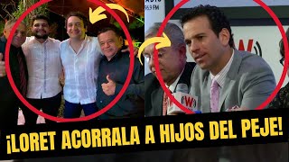 🔥 ¡El PEJE ESTÁ ATERRADO por VIDEOS de sus HIJOS ¡LORET ACORRALA al CLAN ¡Se les ACABÓ el NEGOCIO [upl. by Arol]