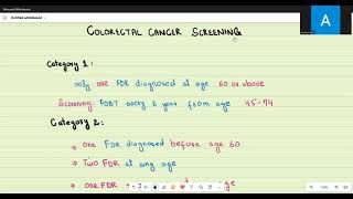 colorectal cancer screening AMC 1 [upl. by Anairuy132]