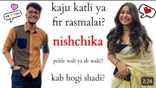 Triggered insaan and ruchika RathorTriggered insaan girlfriend Anushka or manager [upl. by Hashum70]