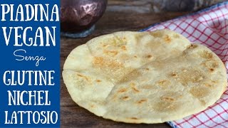 PIADINA senza glutine  RICETTA BASE  Polvere di Riso [upl. by Oinesra578]