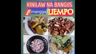 KINILAW NA BANGUS WITH INIHAW NA LIEMPO [upl. by Hanzelin877]