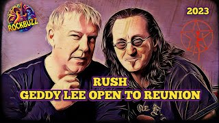 RUSH 2023 GEDDY LEE ON POSSIBLE RUSH REFORMATION Neil Peart Alex Lifeson Prog McCartney Dave Grohl [upl. by Nylidnarb]