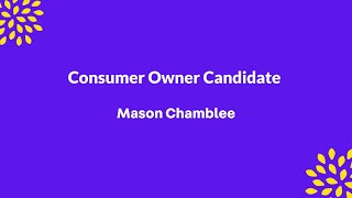 WSM Board Candidate Eng sub Mason Chamblee [upl. by Miksen]