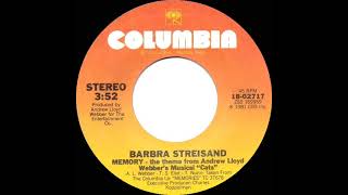 1982 Barbra Streisand  Memory [upl. by Dnomyad]