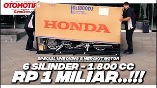 Unboxing Motor Rp 1 Miliar 6 Silinder Honda Gold Wing Tour DCT l First Impression l GridOto [upl. by Cerelia299]