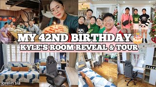 My 42nd Birthday  Kyles Room Reveal amp Tour  Teenage Boy Room Ideas  Lorelin Sia [upl. by Burleigh]