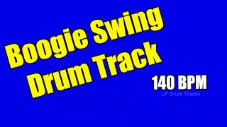 140 BPM Boogie Shuffle Drum Tracks [upl. by Gilli342]