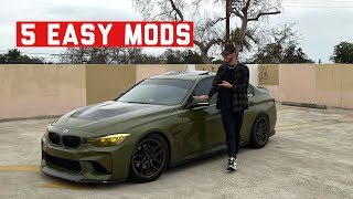 5 mods EVERY BMW F30 owner should have [upl. by Rich80]